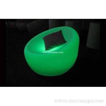 Breaking-proof LED Light Sofa chair Built-in rechargeable b